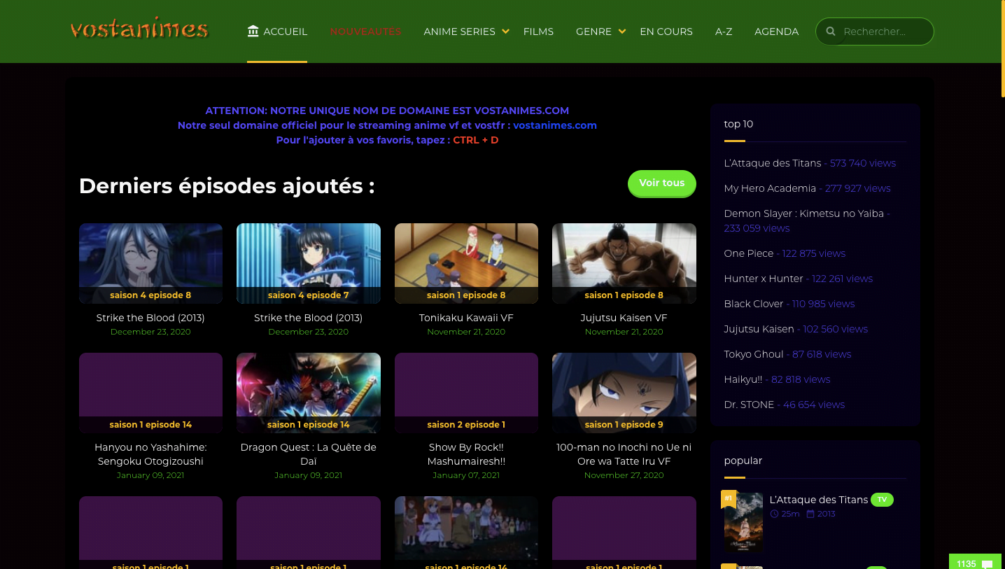 film anime streaming vf