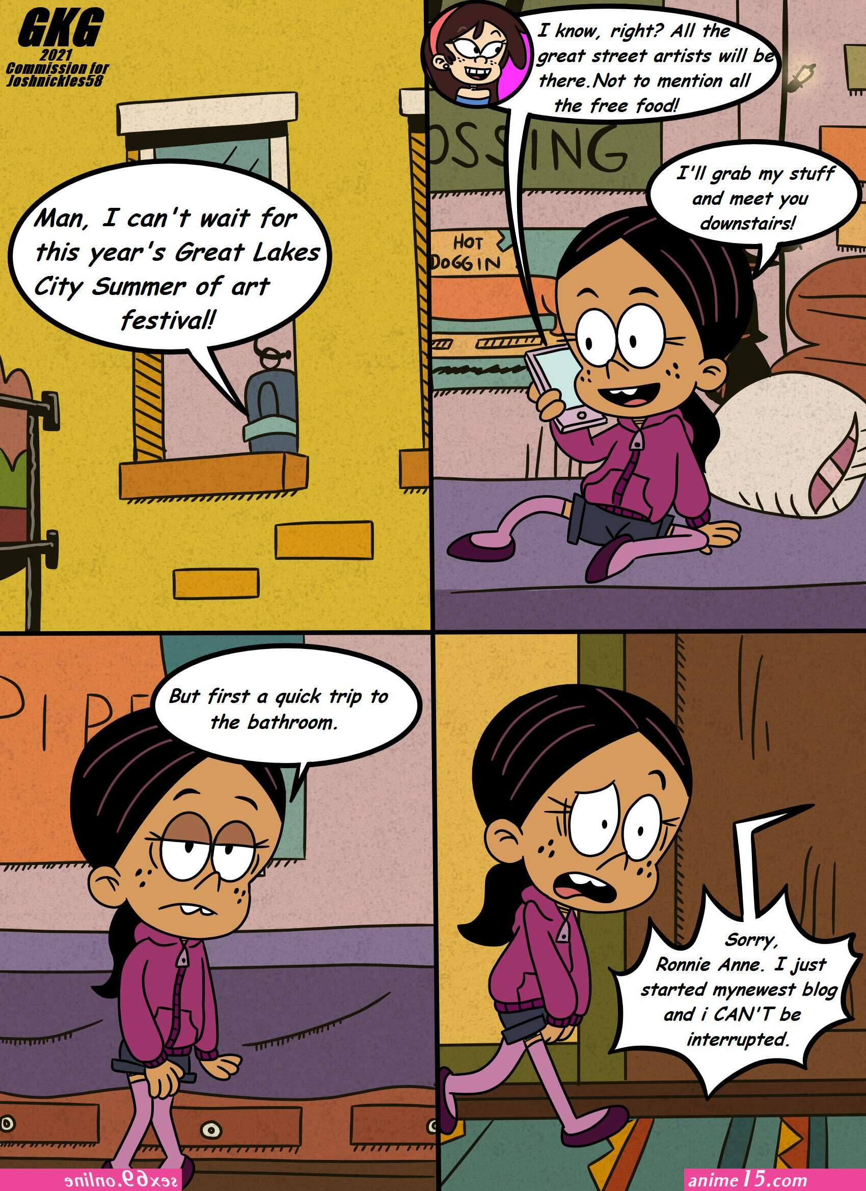 lincoln loud x ronnie anne x sid porn comics