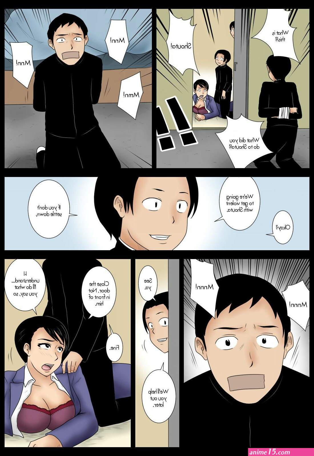 anime at home head scissors comics
