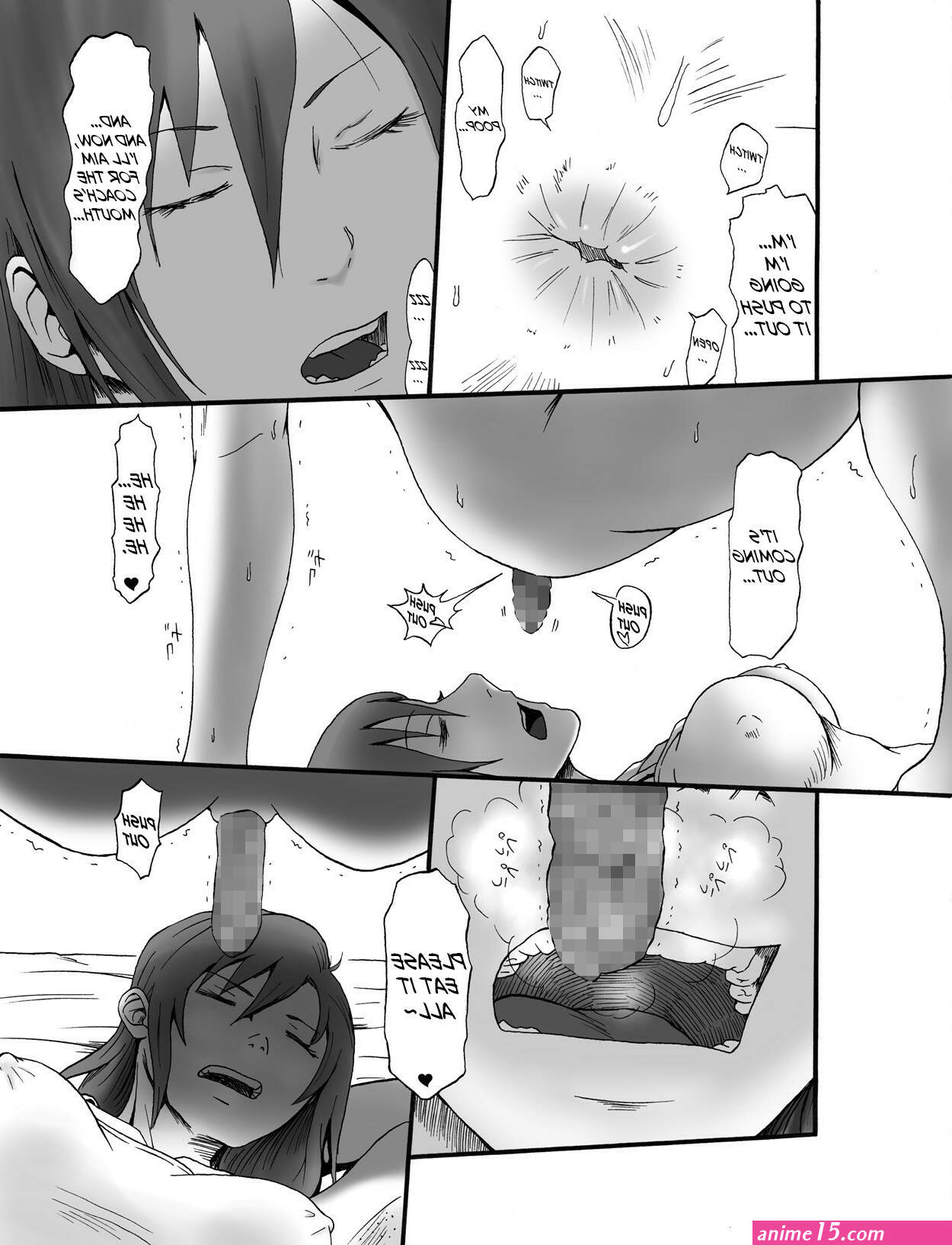 eat scat hentai manga