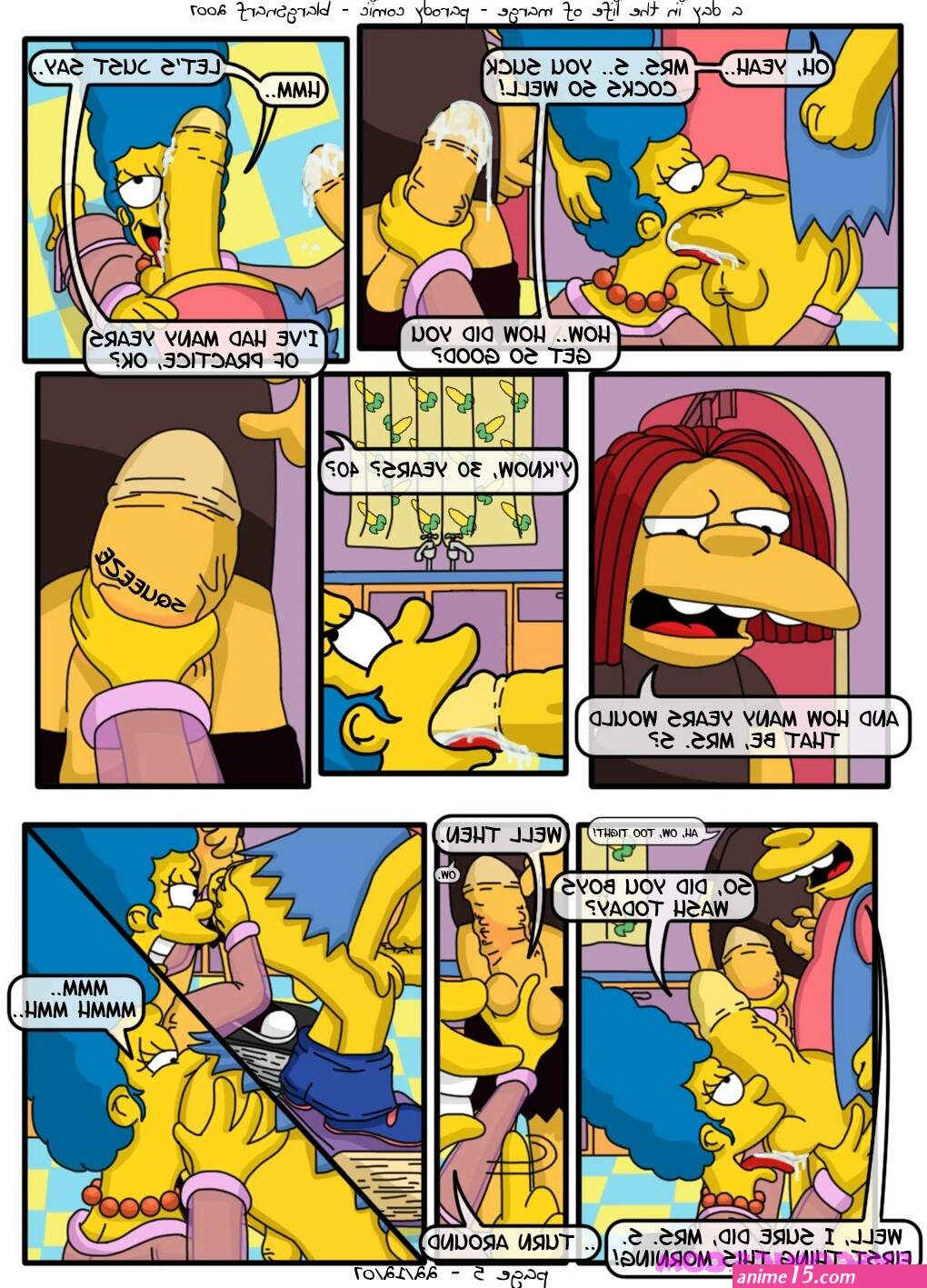 marge simpson sex comics