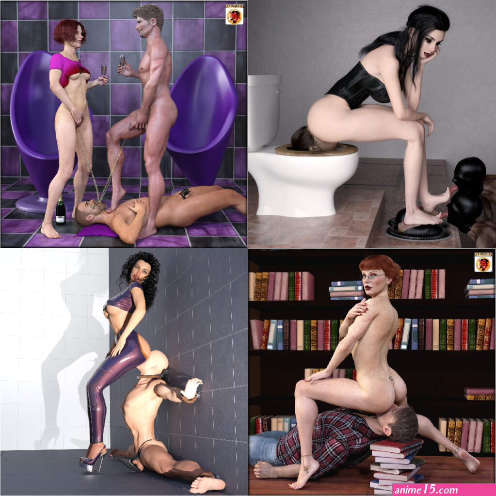anime femdom tolietslave