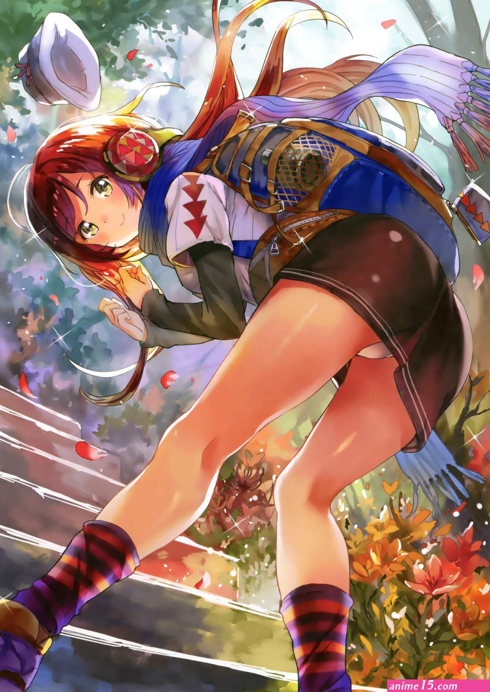 anime girls upskirt