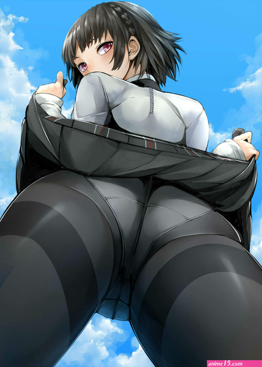 anime girls upskirt