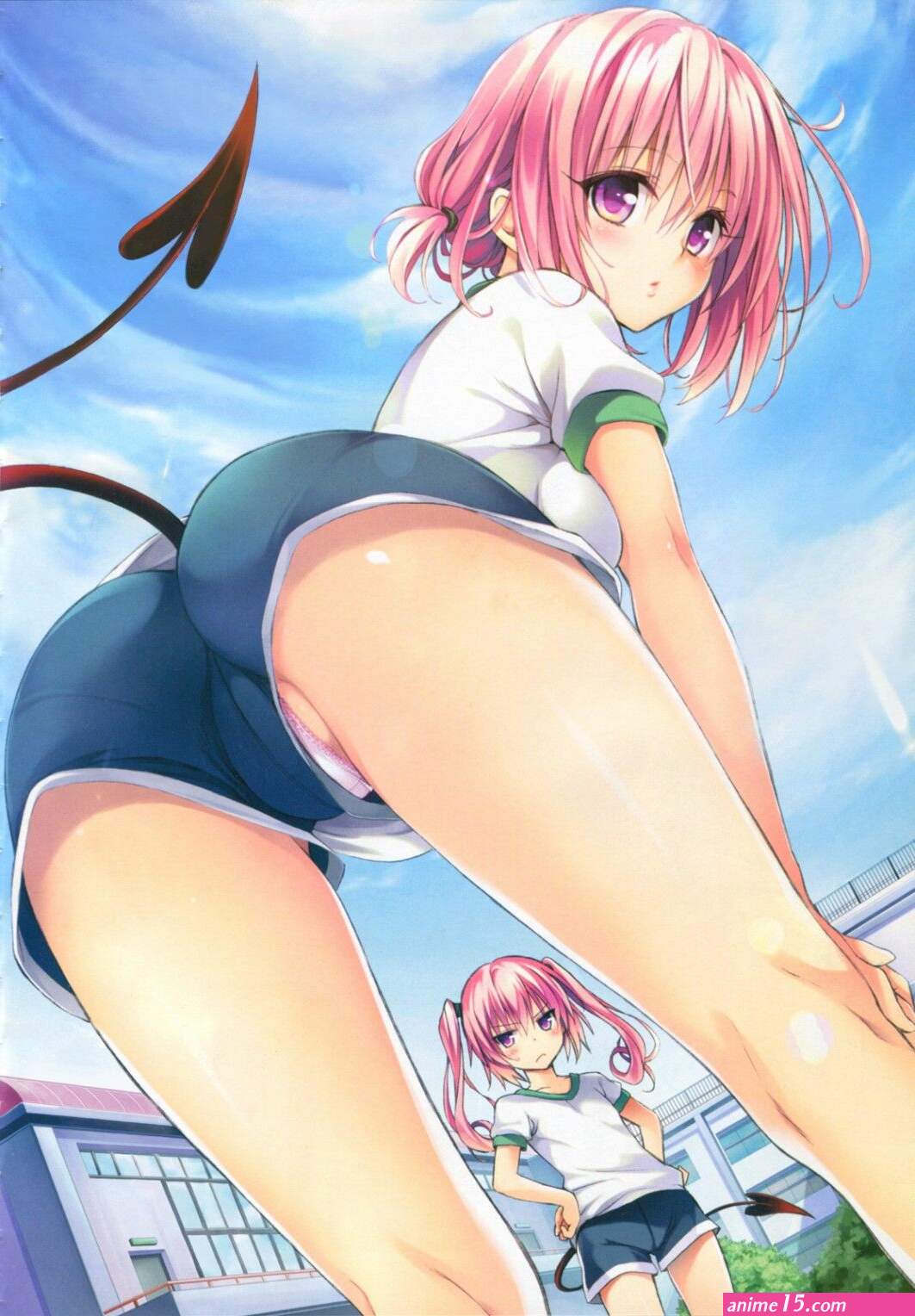 anime girls upskirt