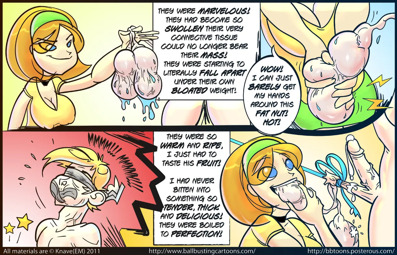 knave foot ballbusting toon