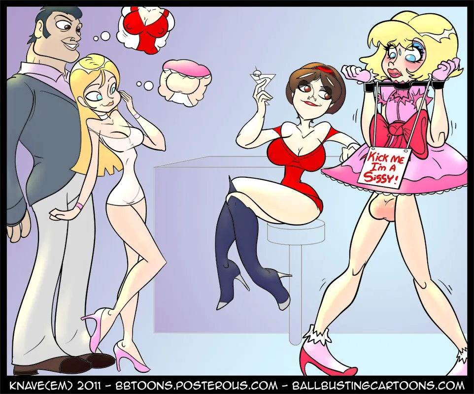 knave foot ballbusting toon