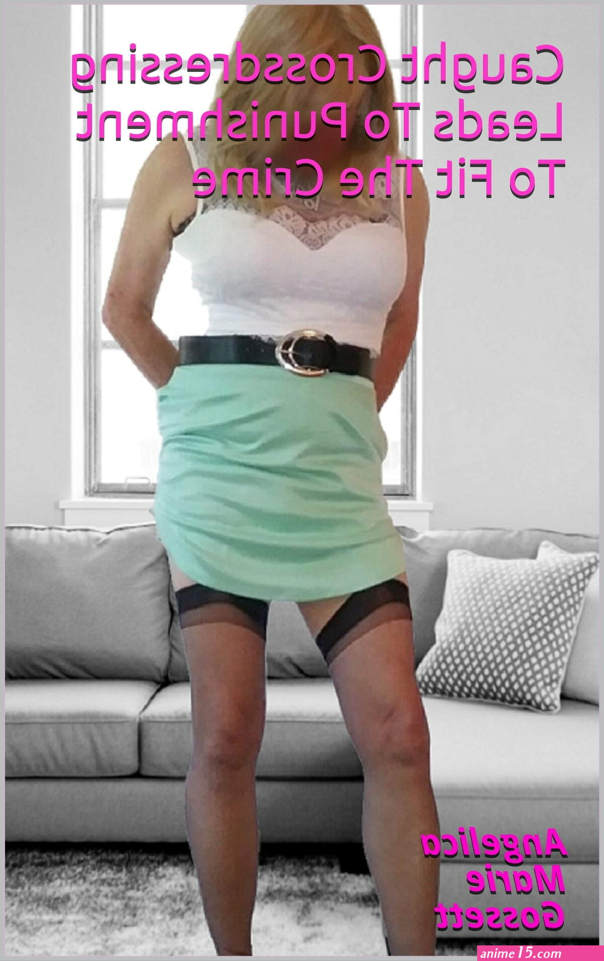 caught crossdressing consequences bondage cartoon