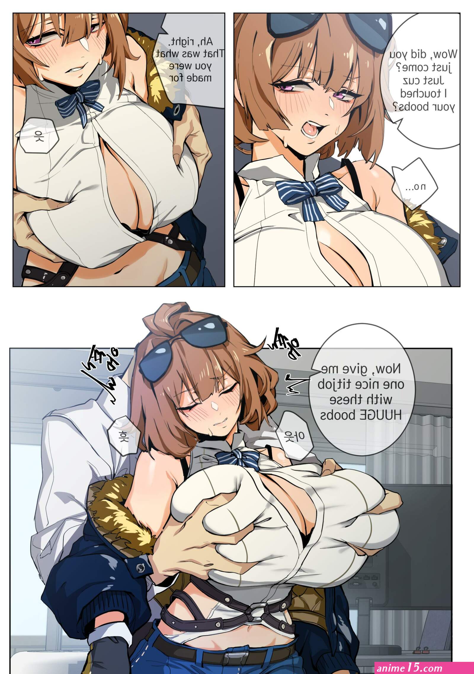 big boob comic anime