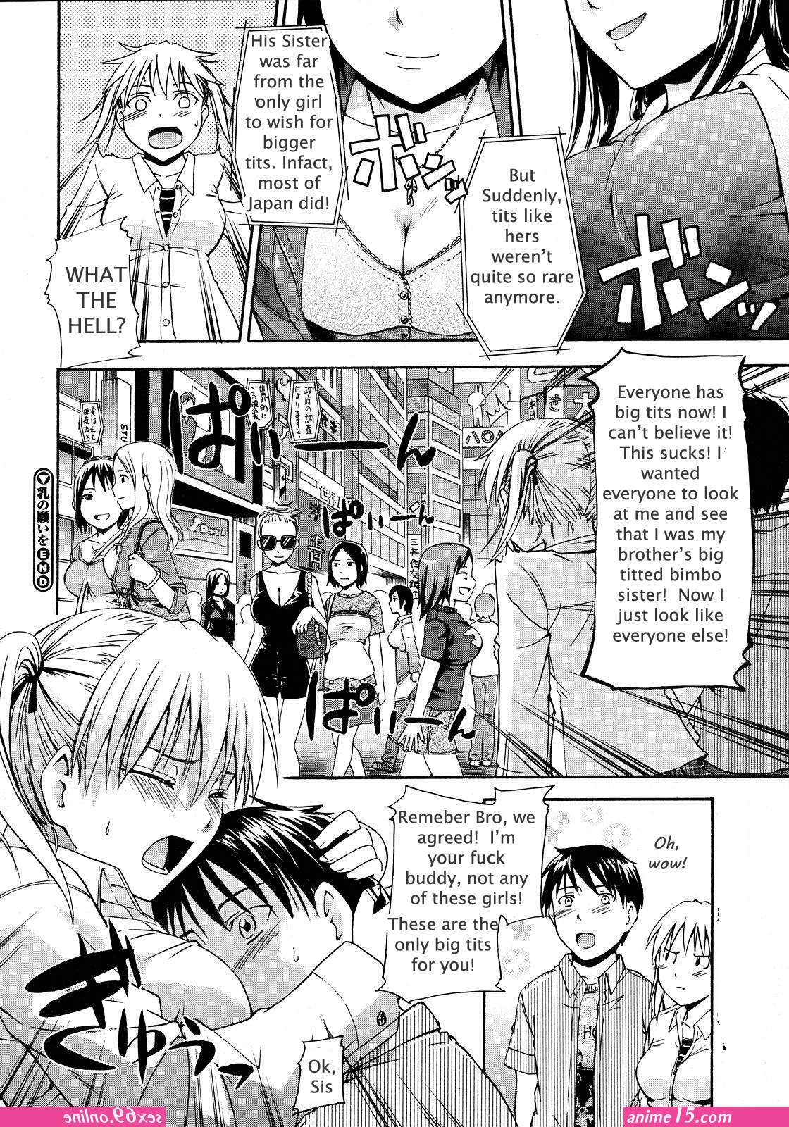 big boob comic anime