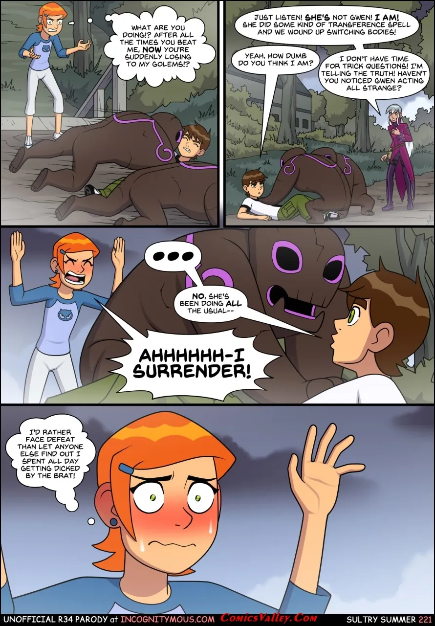 porn comics ben 10 sultry summer 1