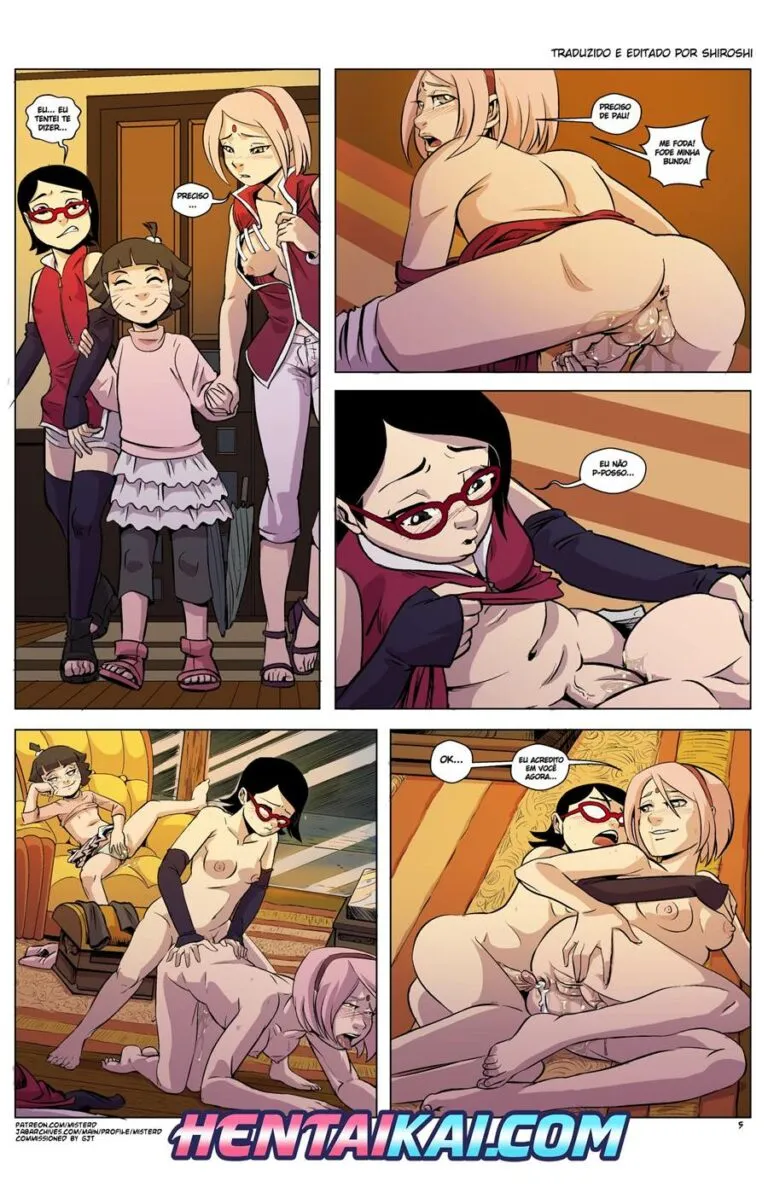 sarada sexy comics hinata