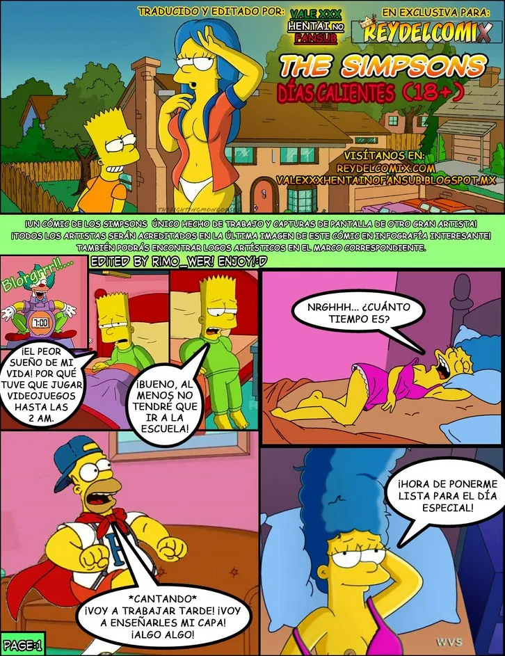 comics porno los simpsons