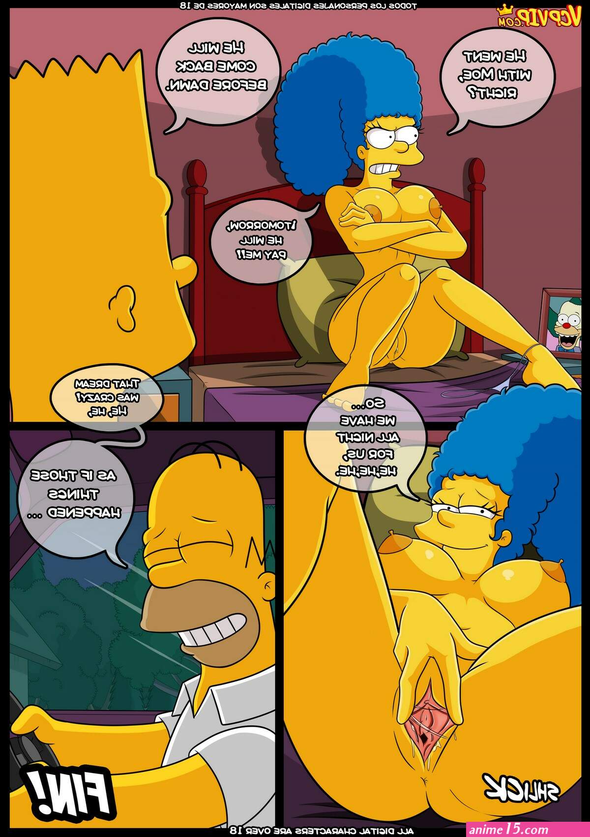 comics porno los simpsons