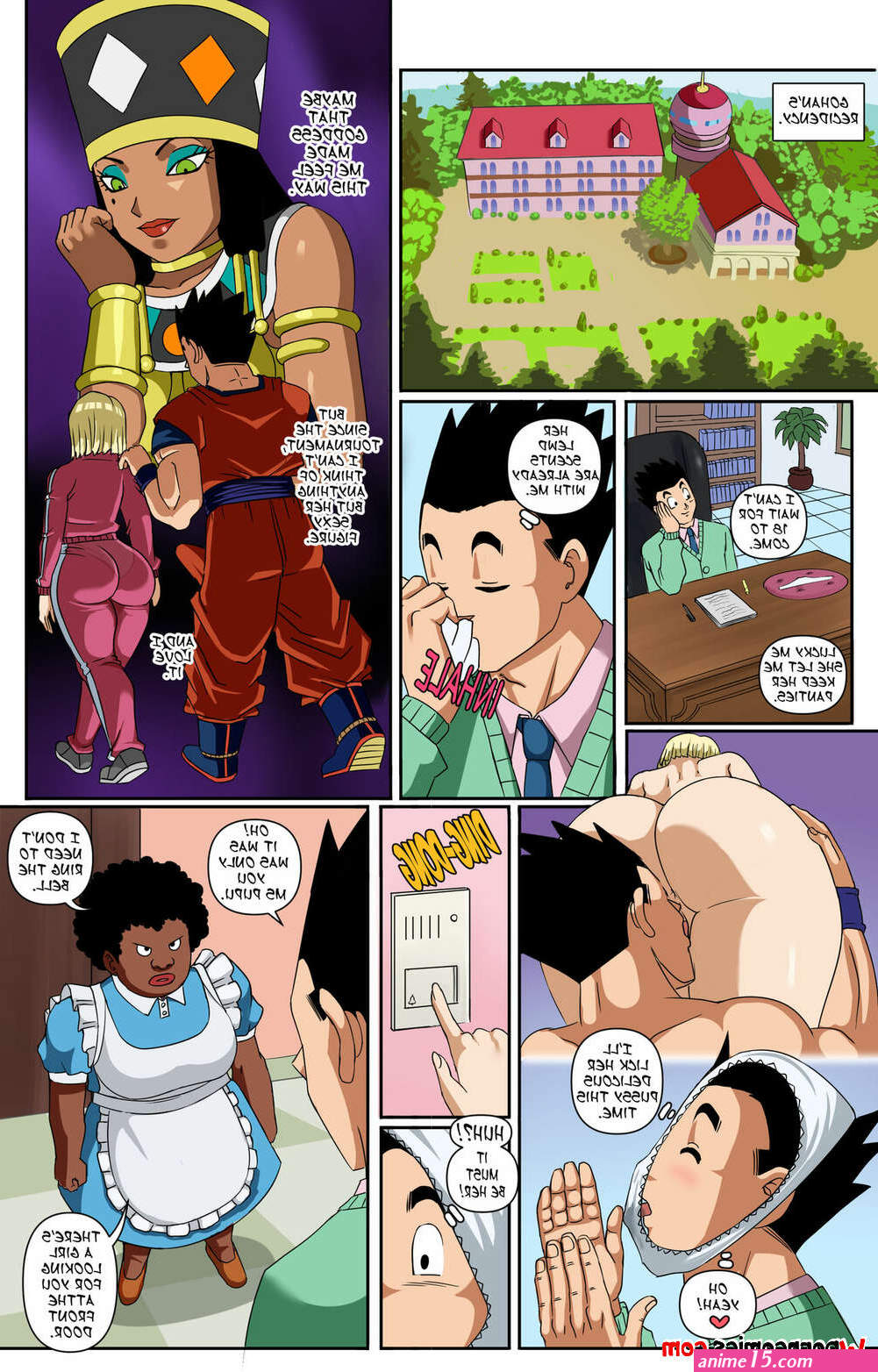 android 18 and gohan sex comics.