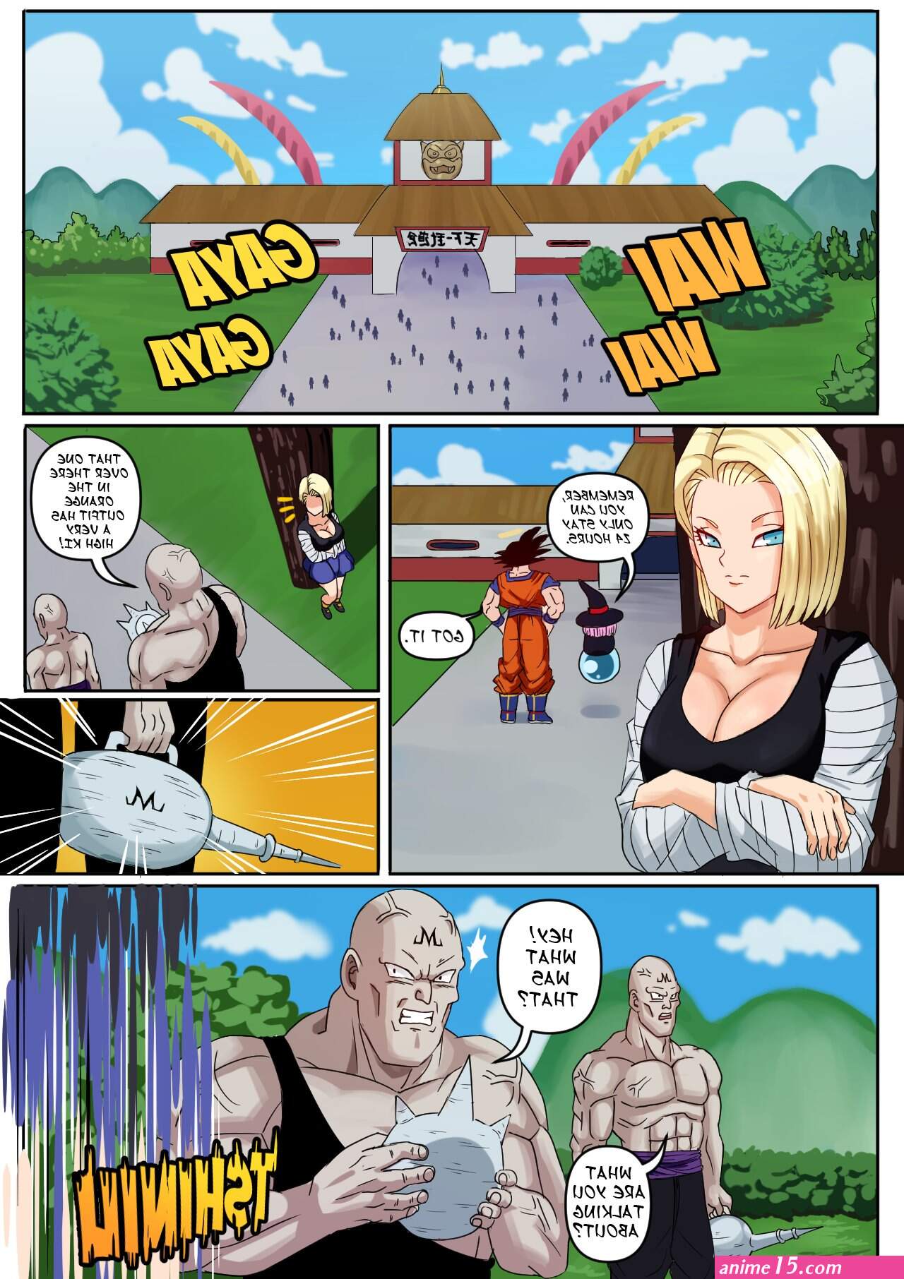 android 18 and gohan sex comics.