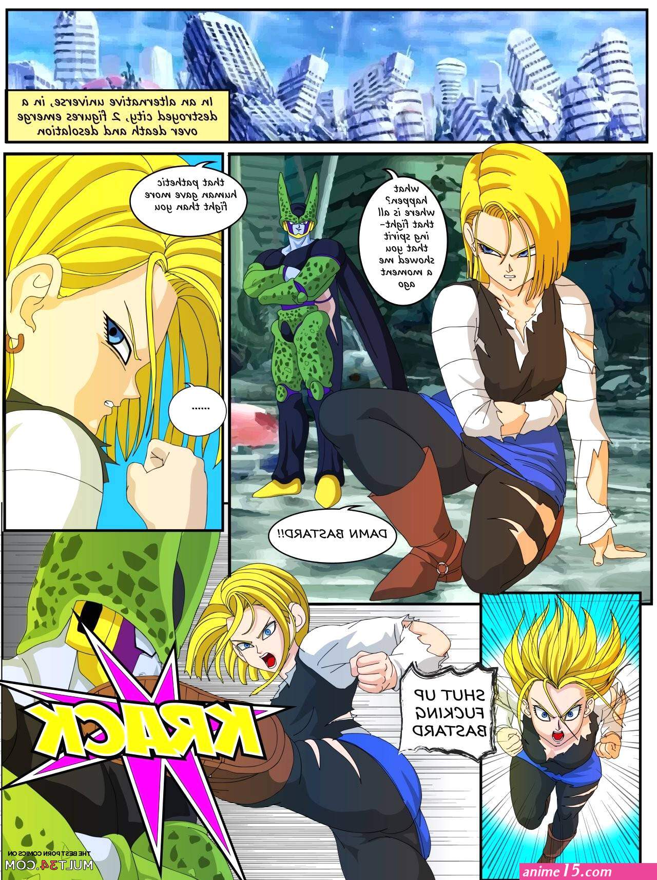 android 18 and gohan sex comics.