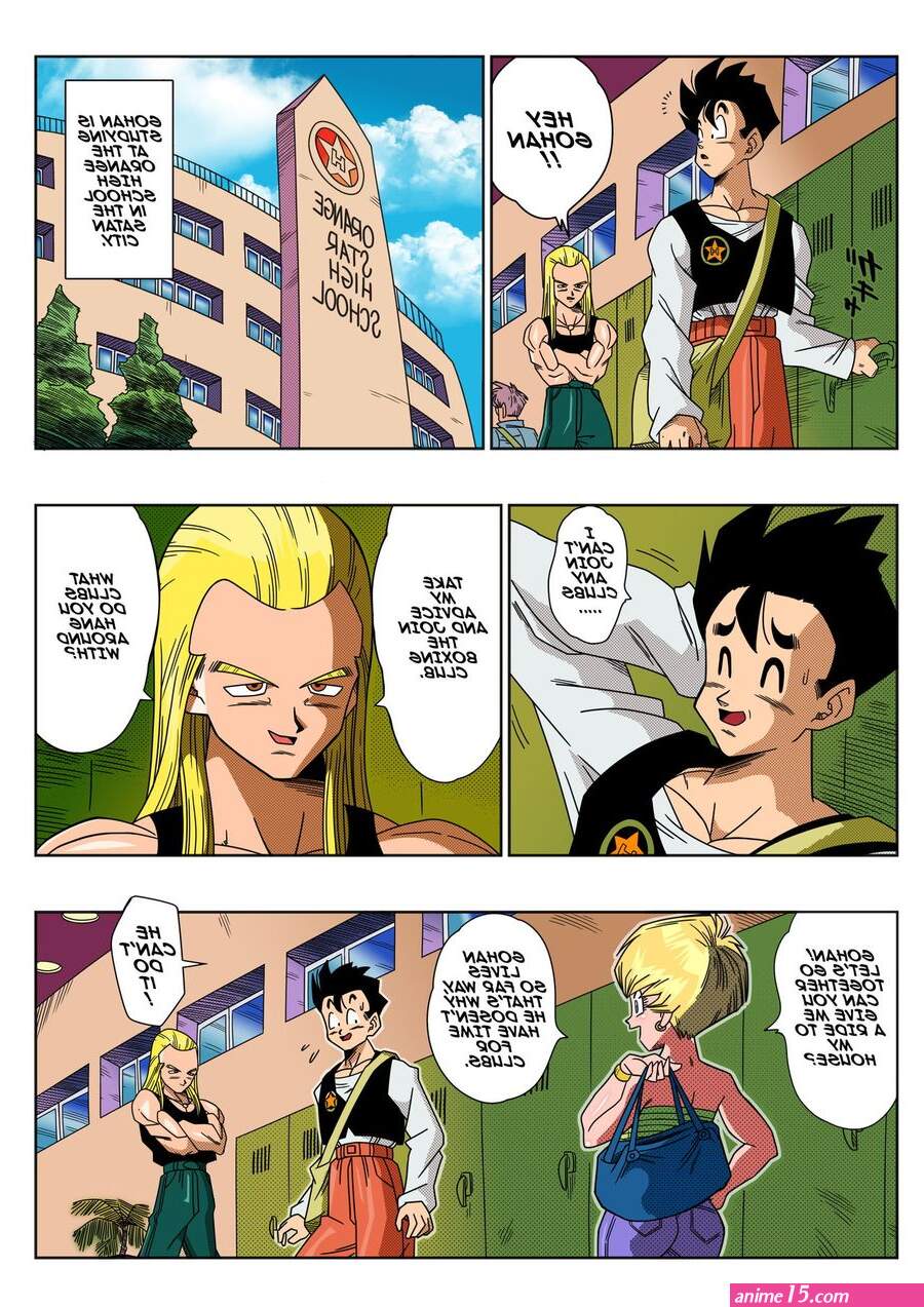android 18 and gohan sex comics.