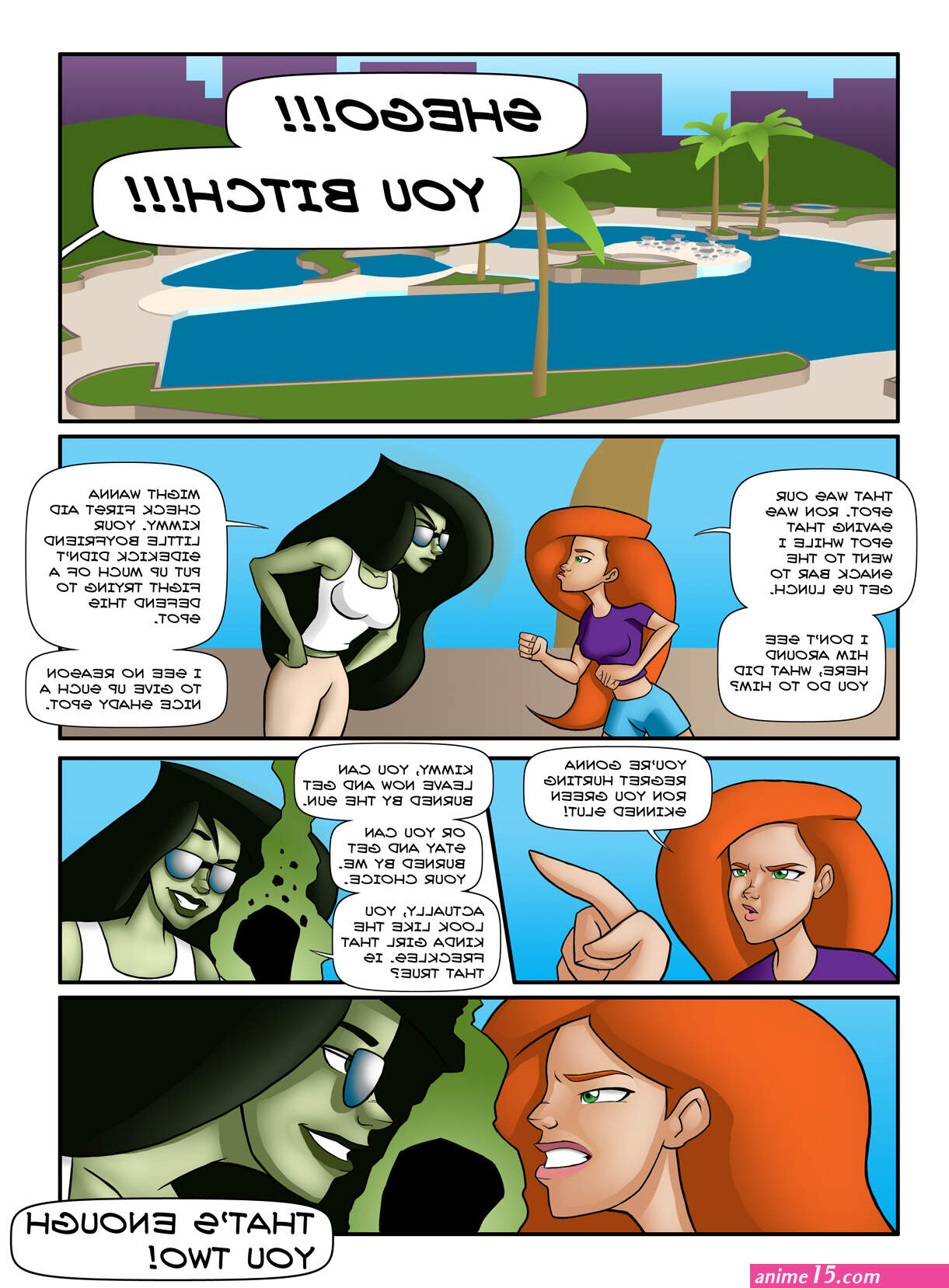 3d porno comics kim possible