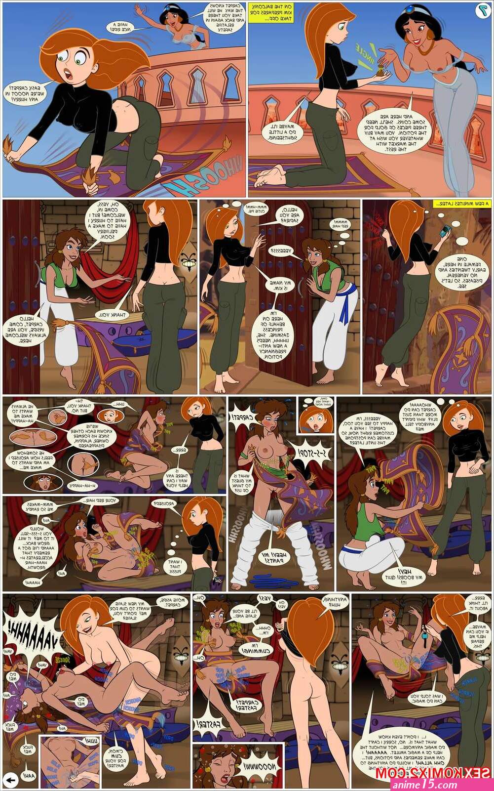 3d porno comics kim possible