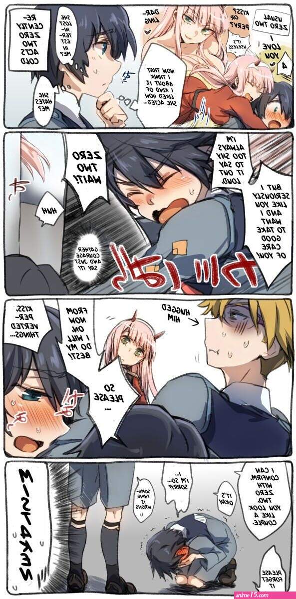 zero two and hiro 18 comics
