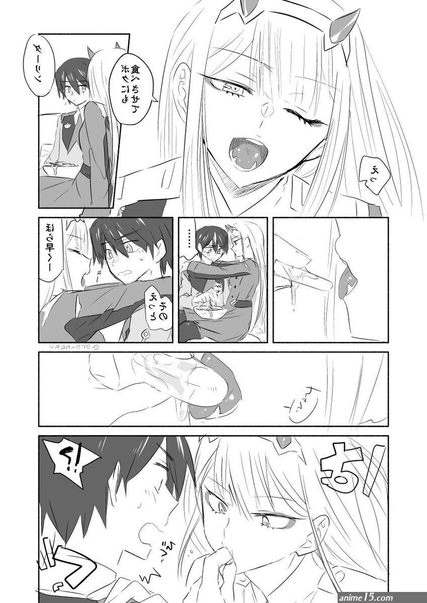 zero two and hiro 18 comics