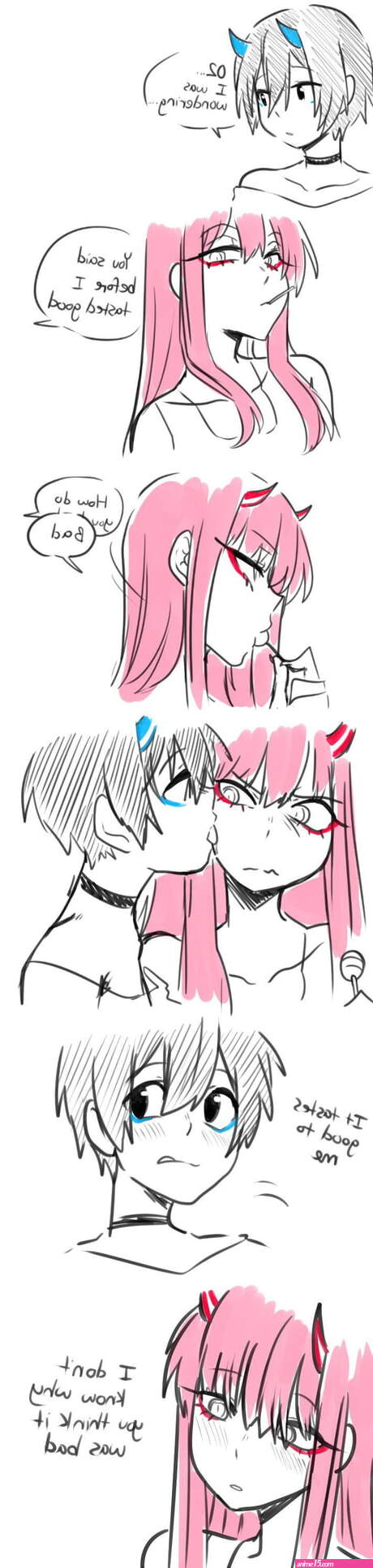 zero two and hiro 18 comics