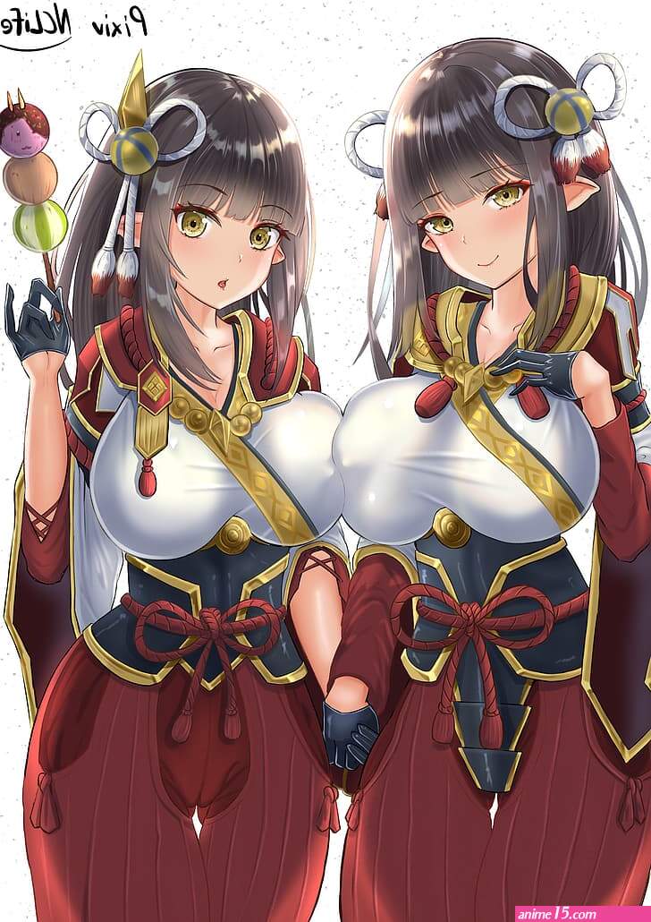 anime boob touch boob