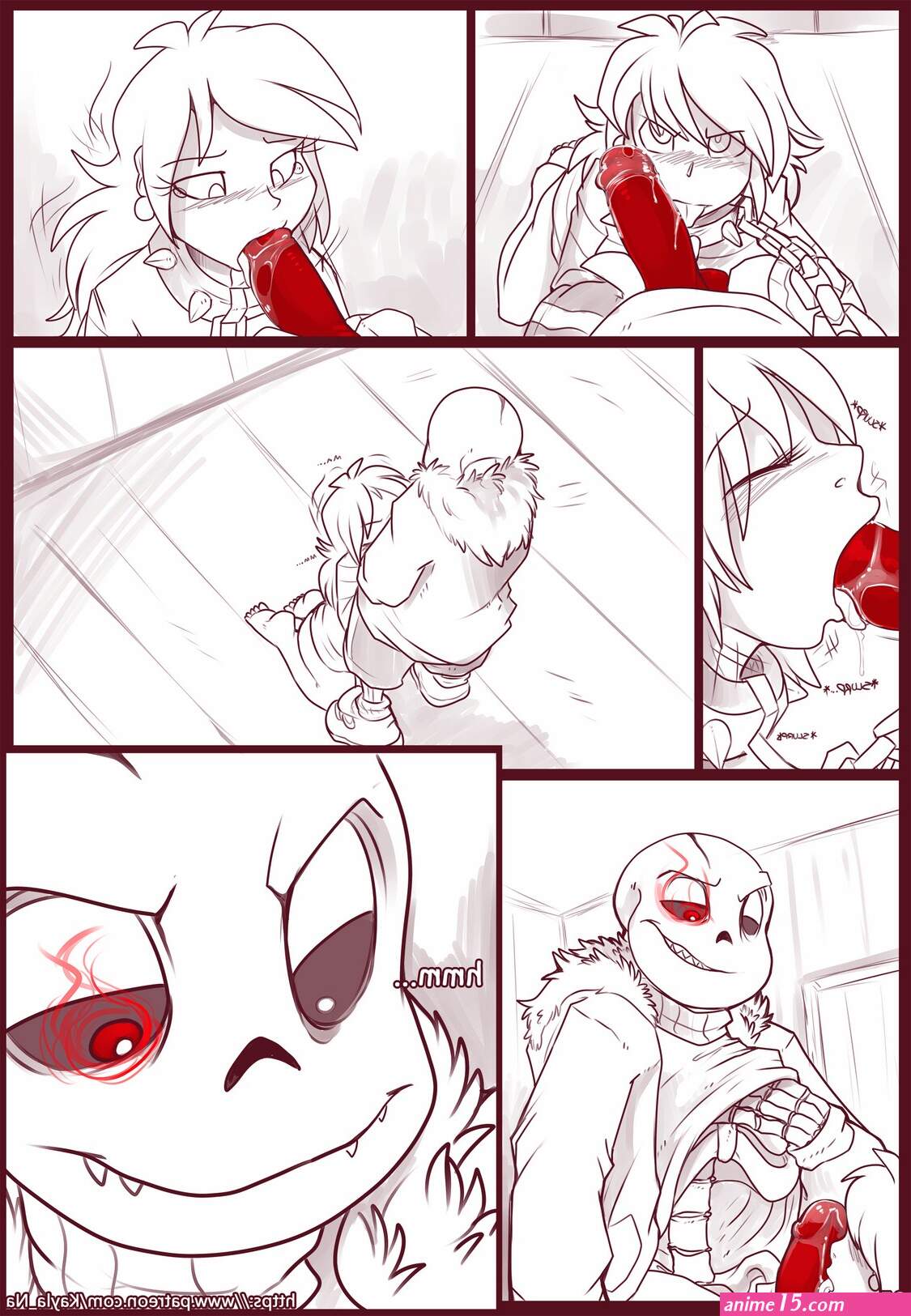 sans x frisk porn comics
