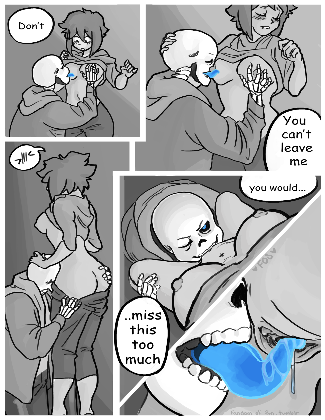 sans x frisk porn comics