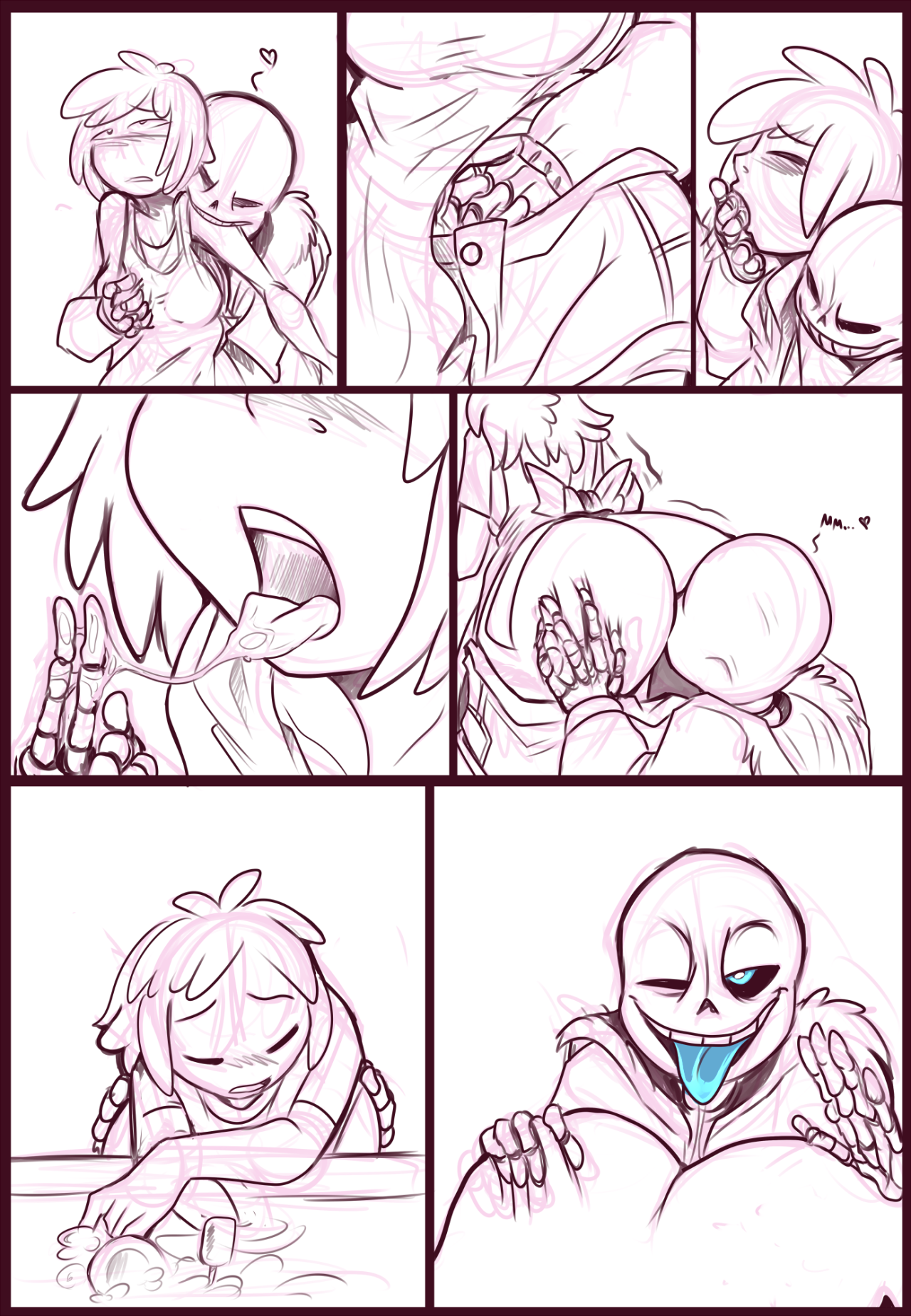 sans x frisk porn comics