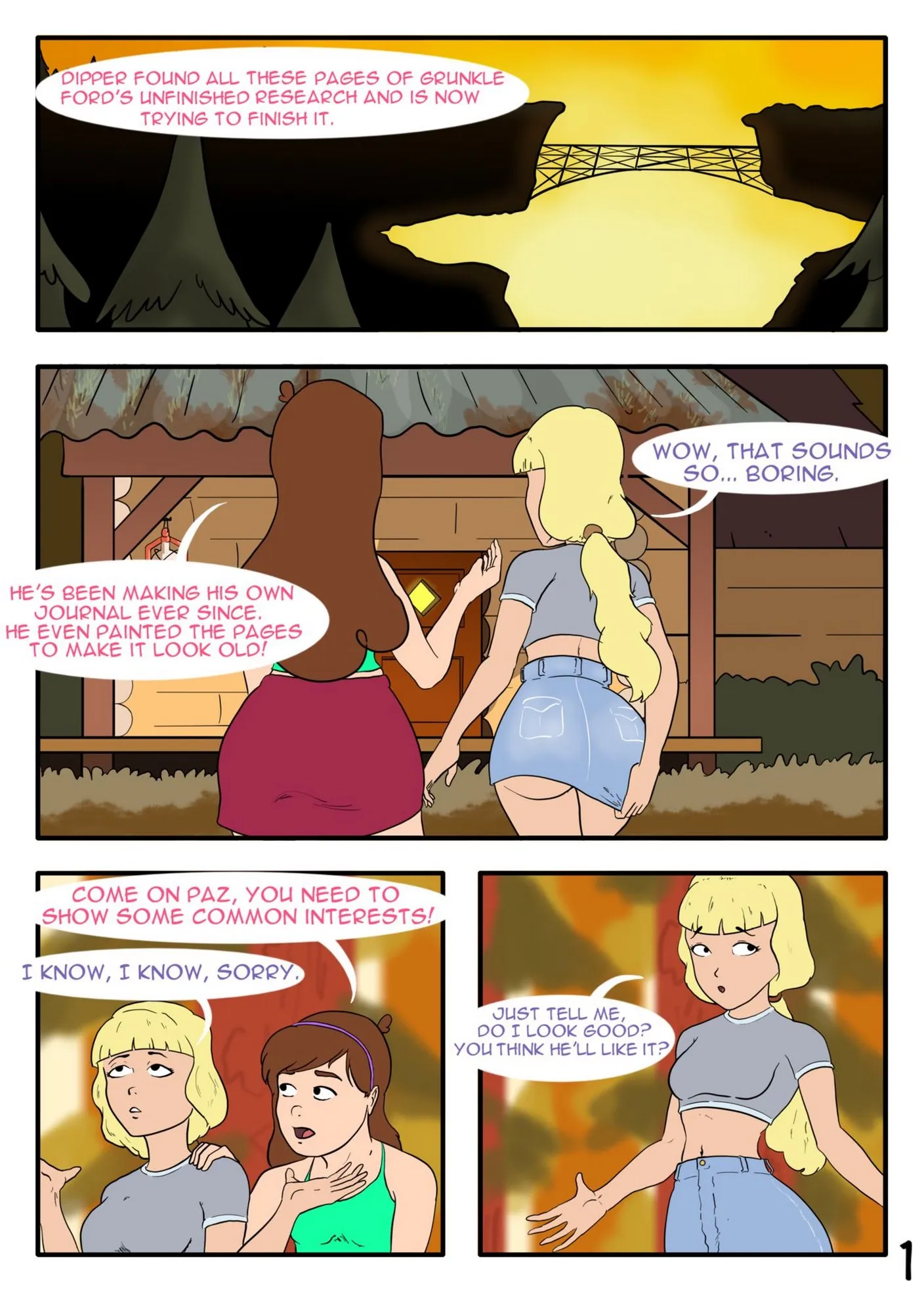 gravity falls hentai comics