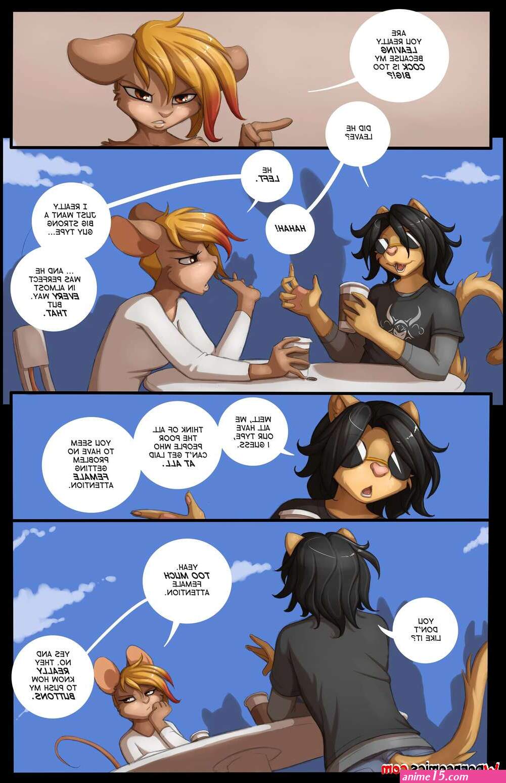 female facesitting comic
