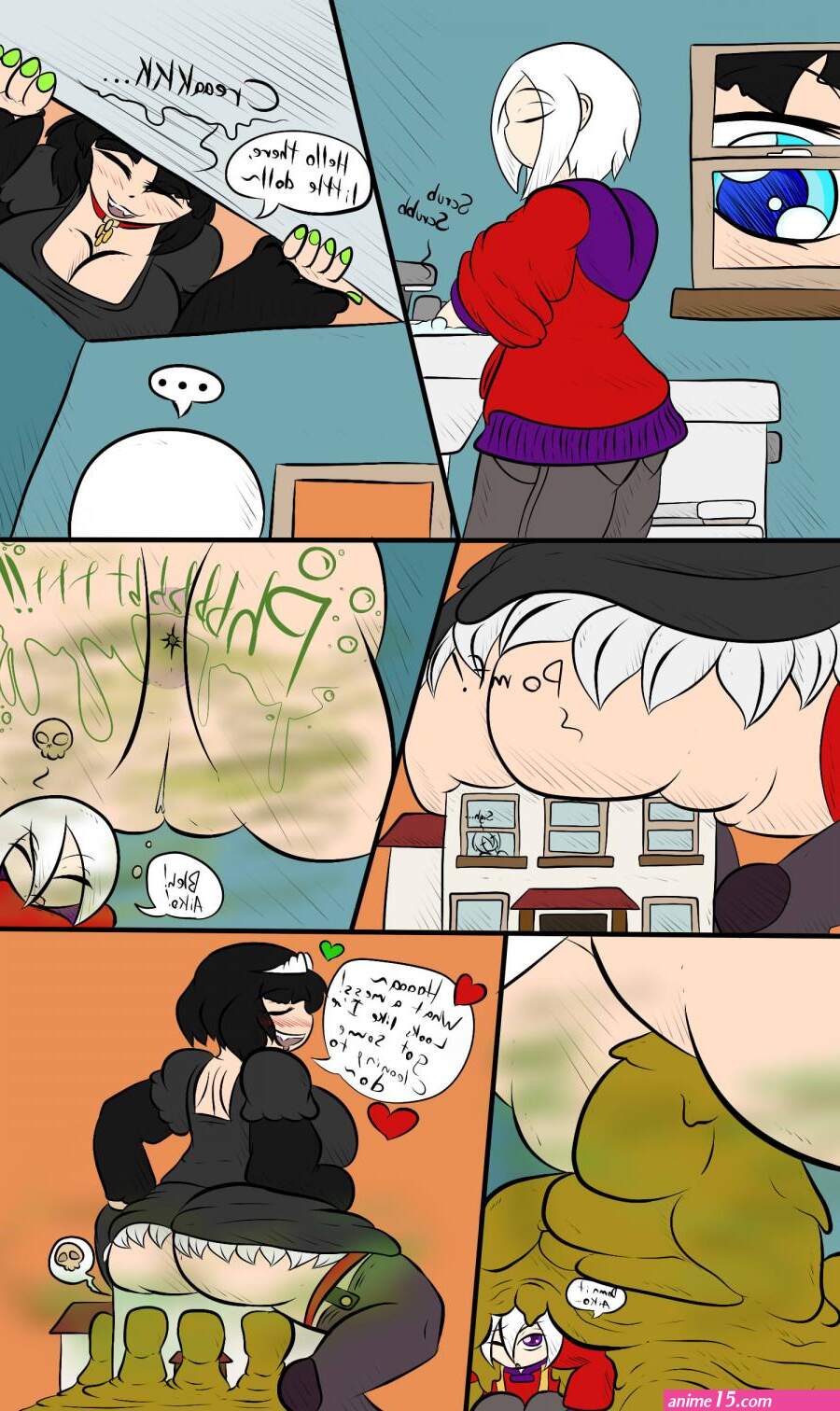 anime giantess scat