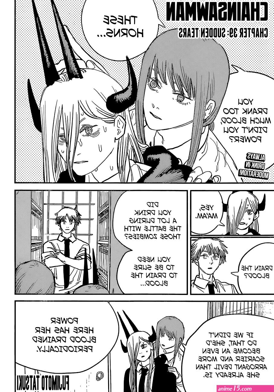 chainsaw man power porn comics