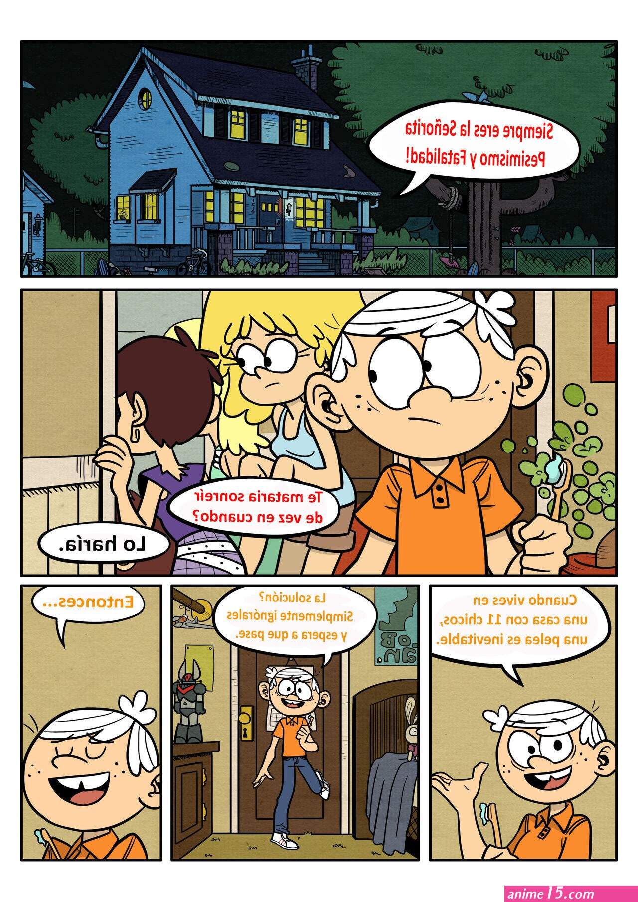 comics porno bienvenue chez les loud