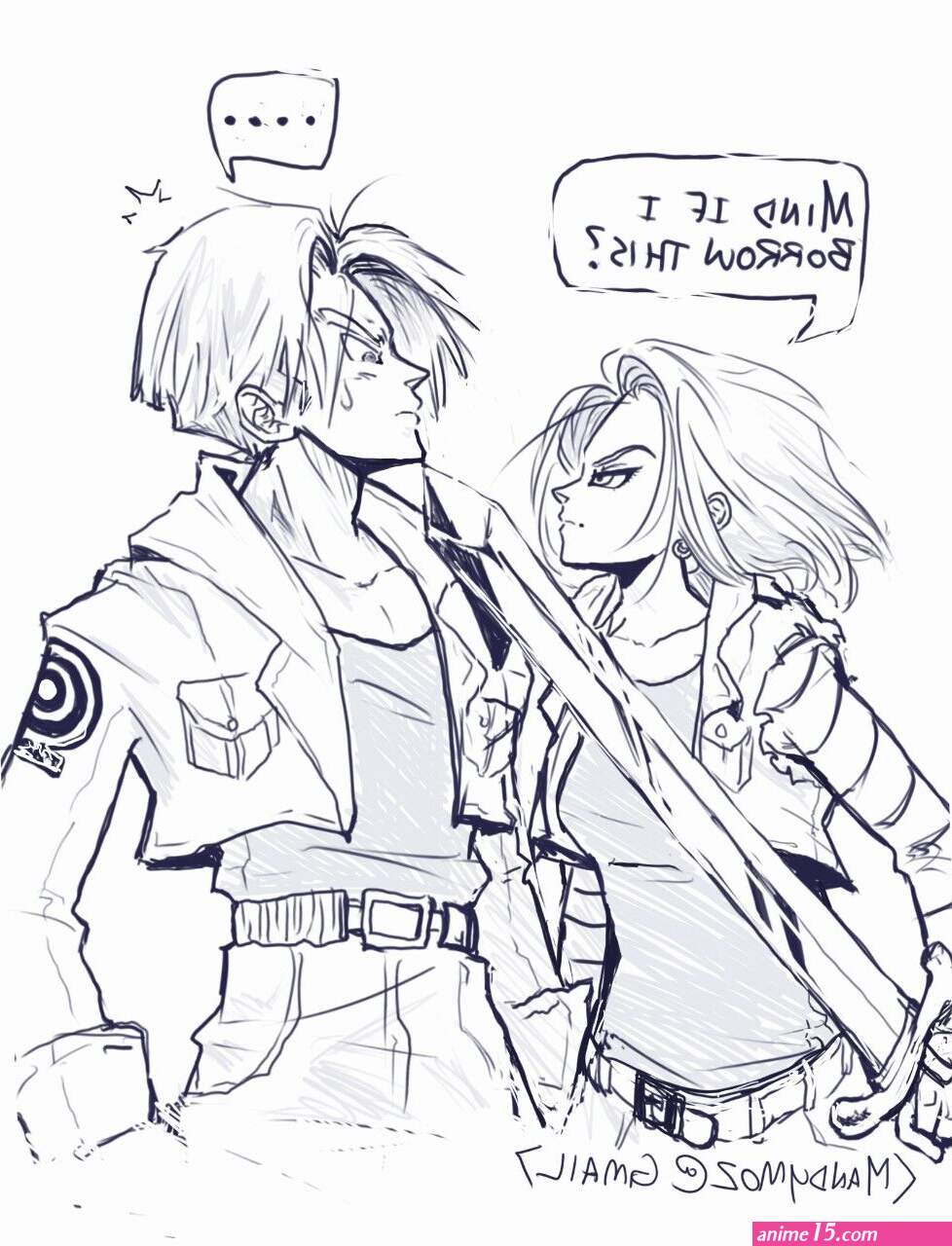 tranks and android 18