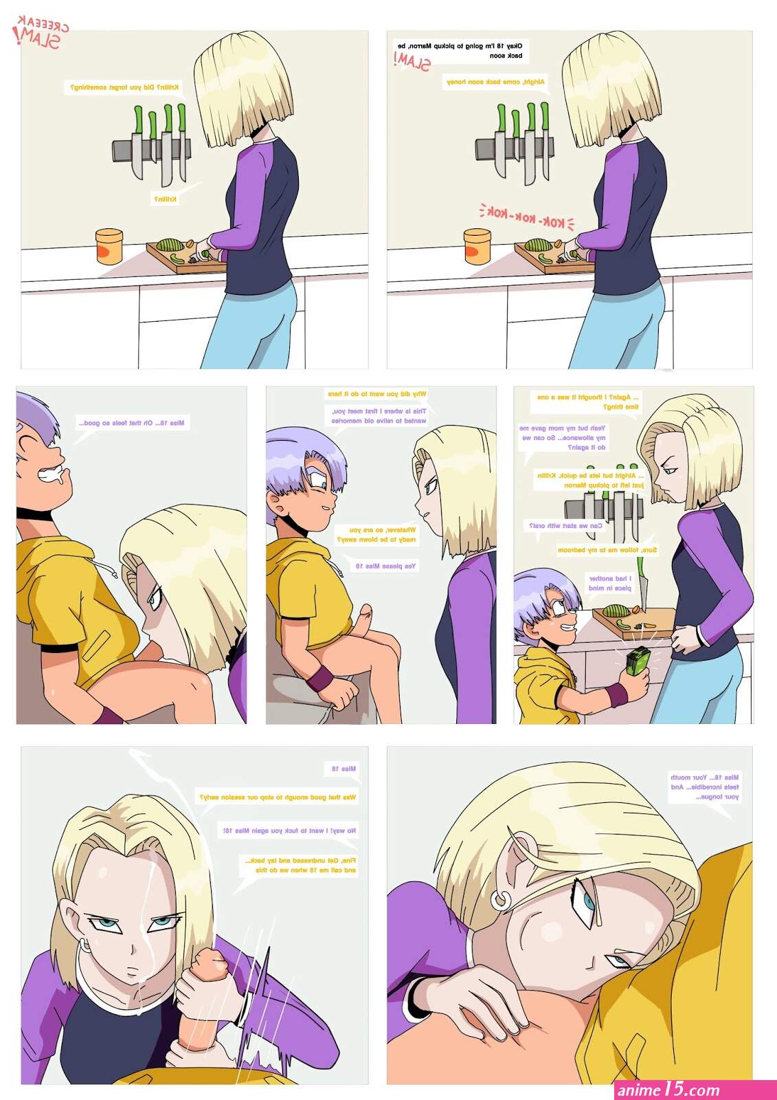 tranks and android 18