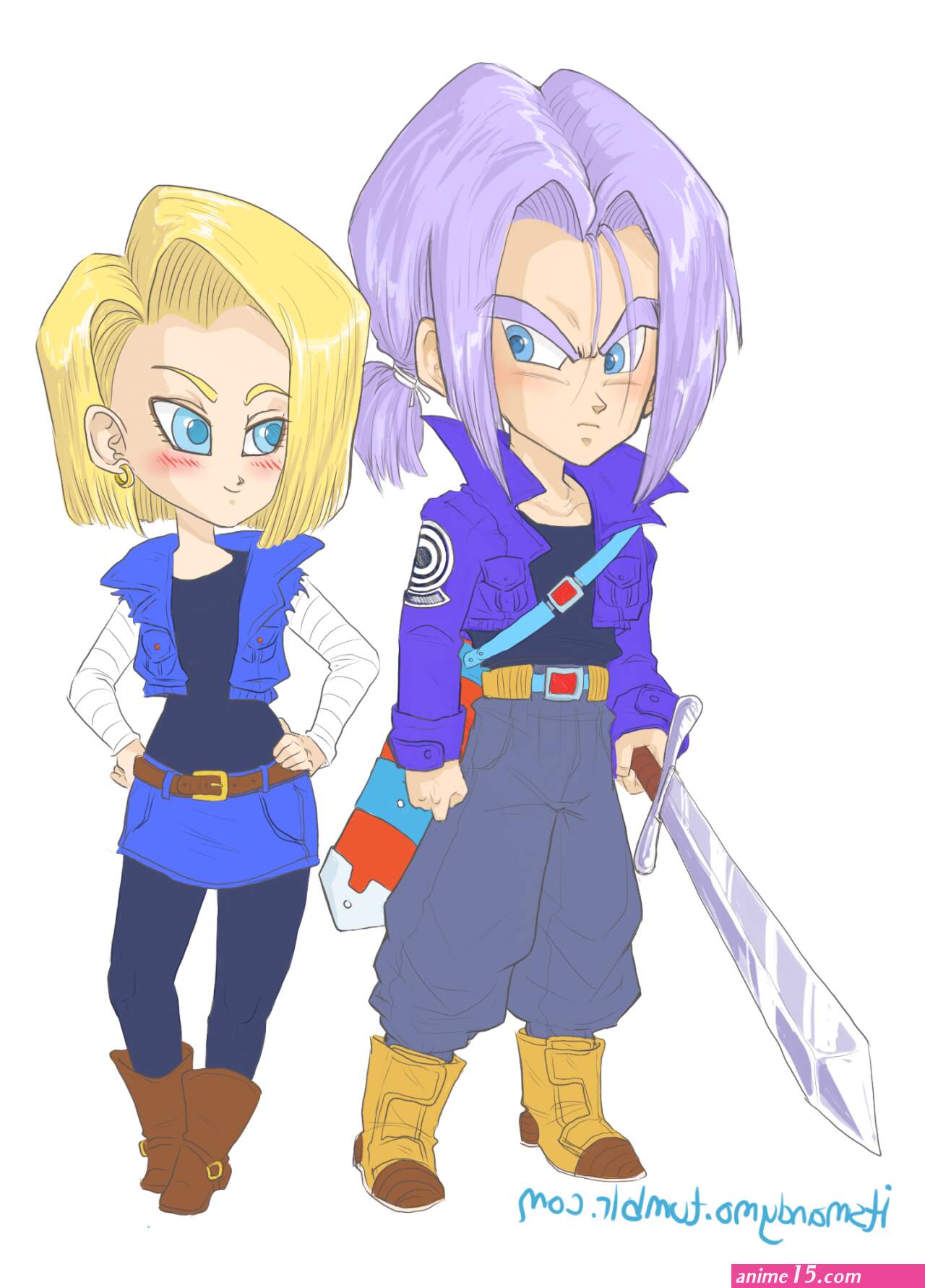 tranks and android 18
