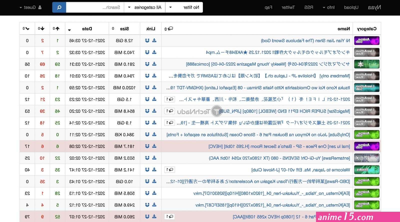 animes torrent