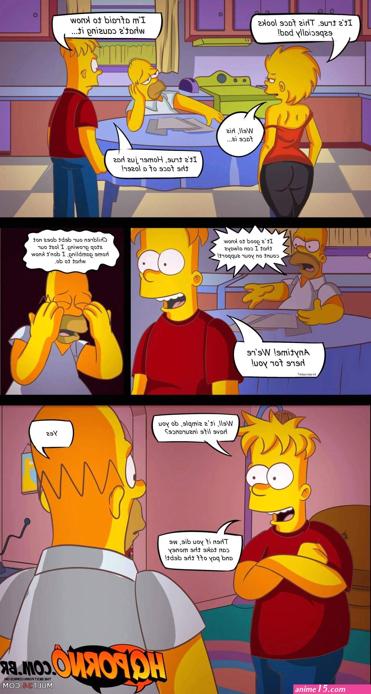 sex simpsons comicslisa and homer in bathroom