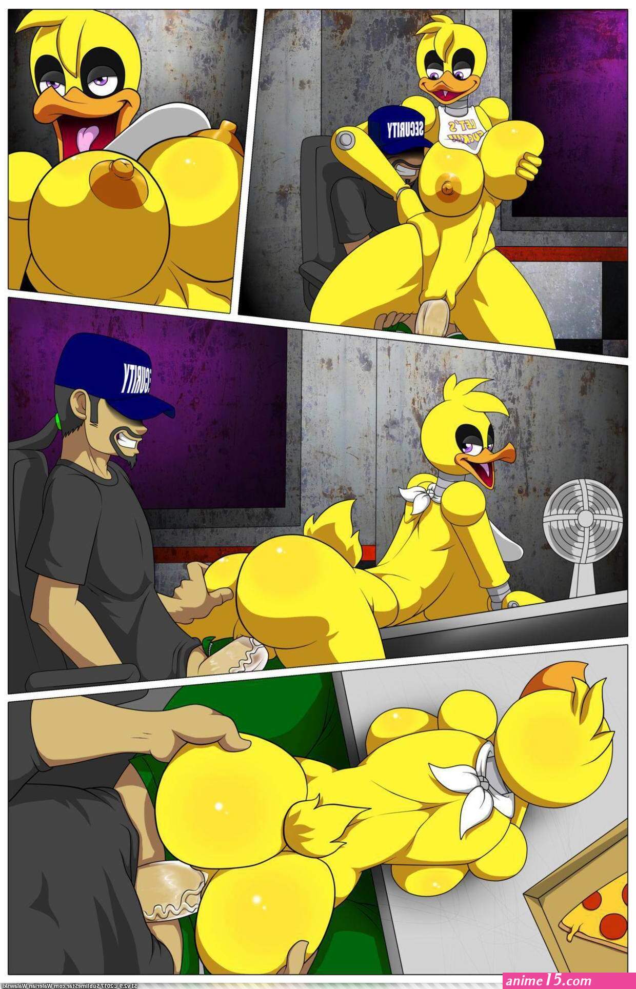 comics porno de fnaf security breach