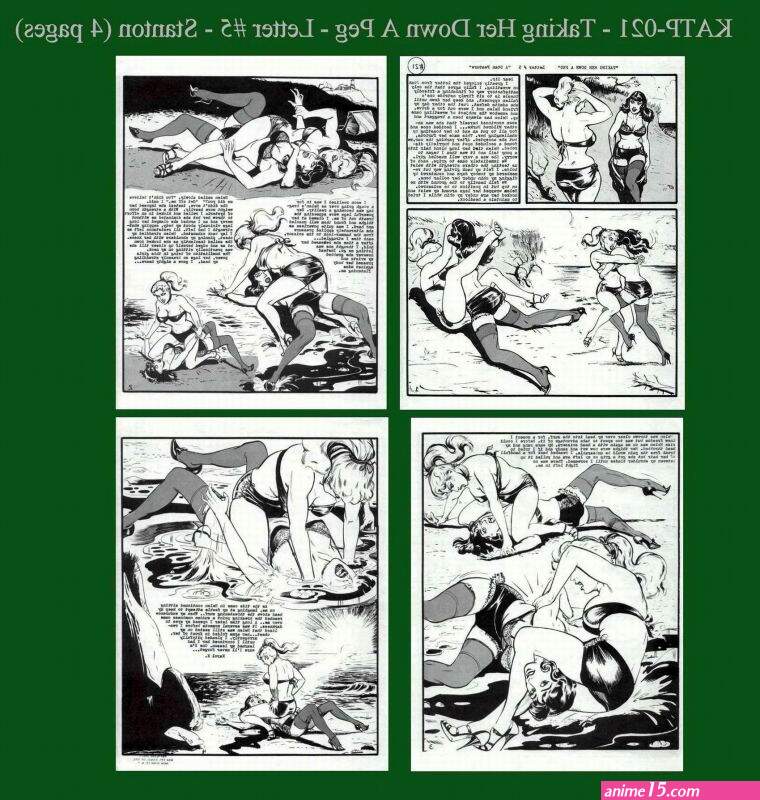 illustrated catfight and femdom comics