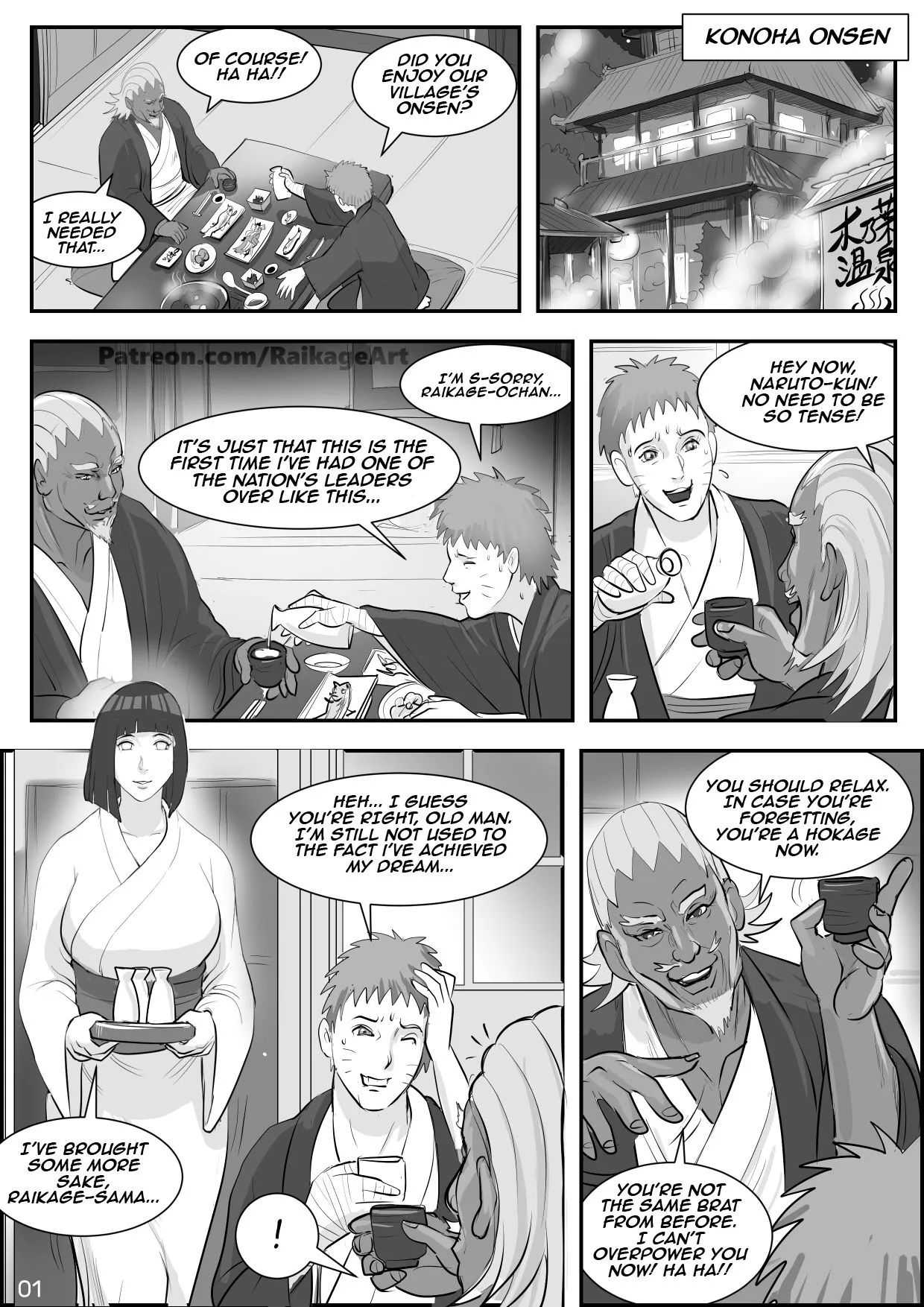 hanabi hyuga y el raikage hentai comics