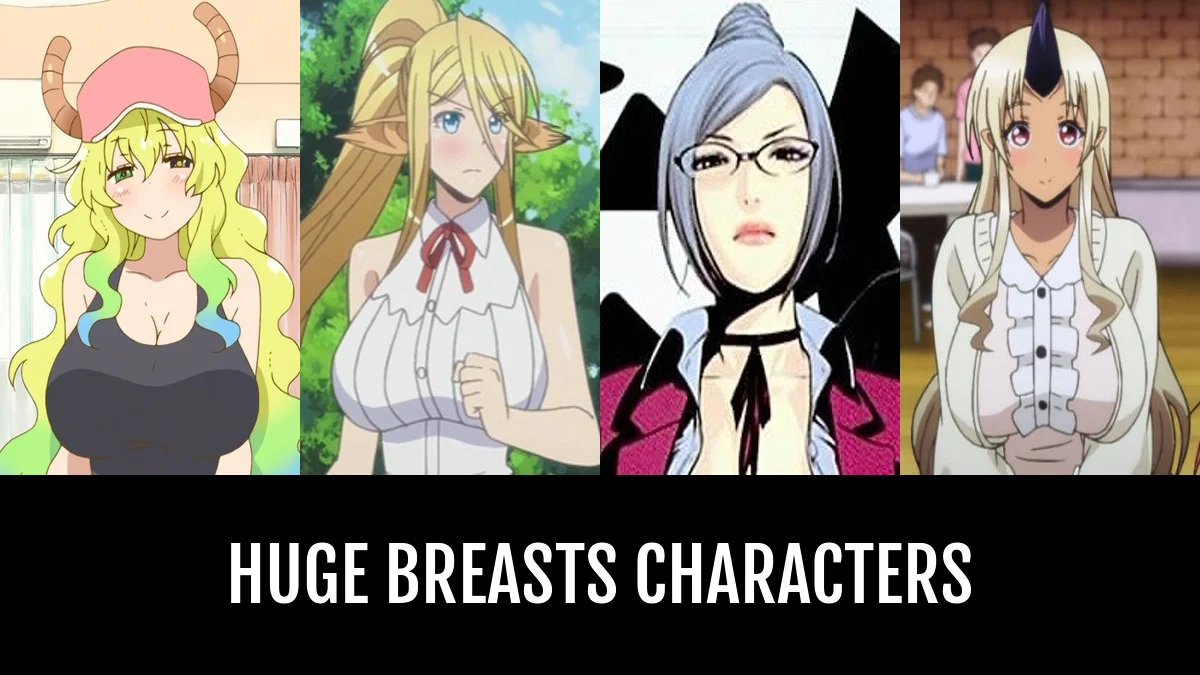 anime blonde breast