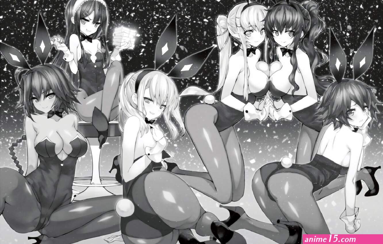 anime blonde breast