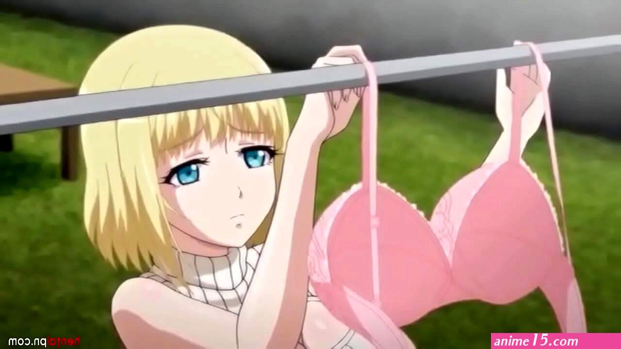 anime blonde breast