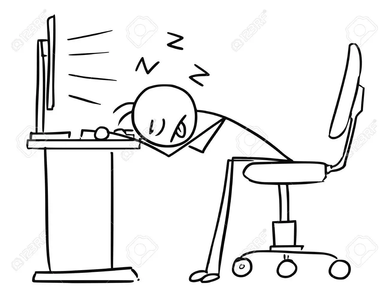 porno en dormant dessin animé