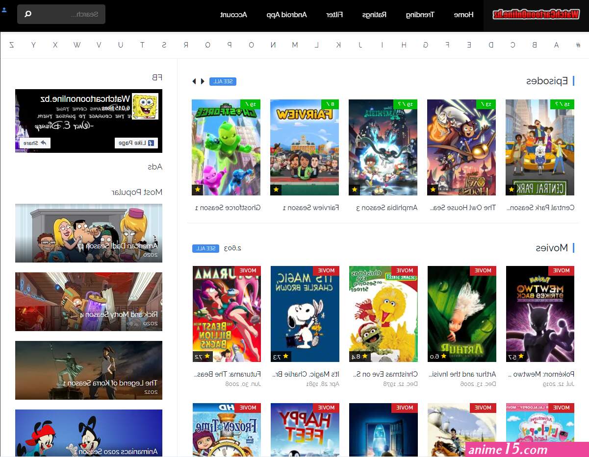 watch cartoons online anime