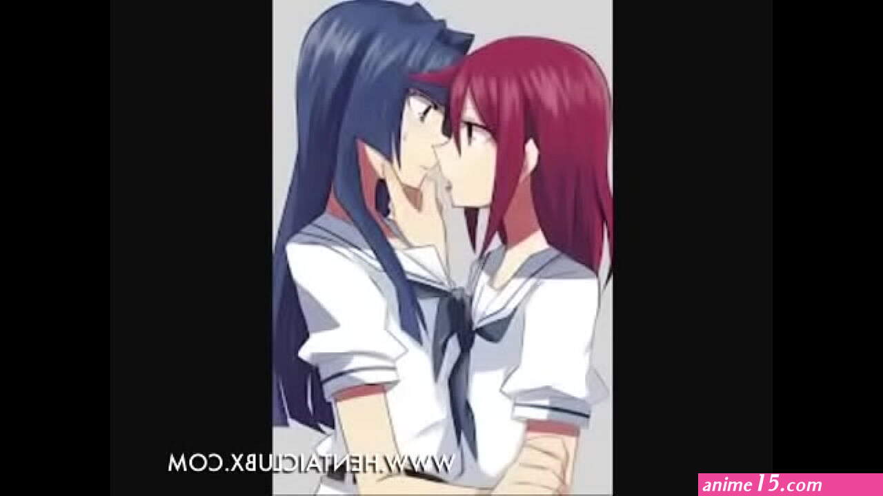yuri kiss hentai video